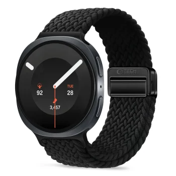 Pulksteņa siksniņa Tech-Protect NylonMag priekš Samsung Galaxy Watch 40 / 44 / 46 mm, melna