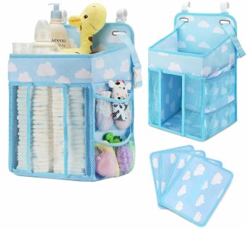 Organizer for Crib, Blue