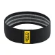 4Fizjo Hip Band auduma pretestības gumija, 25-30 kg, melna/pelēka