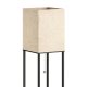 Grīdas lampa ar plauktiem E27 stāvlampa, 160 cm, melna