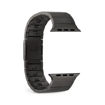 Ремешок Puro TITAN из нержавеющей стали для Apple Watch 42/44/45/49 мм, черный