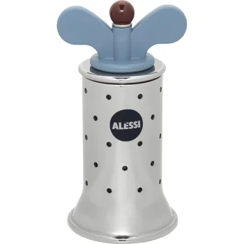 Piparu dzirnaviņas Alessi 9098, 13.2 cm, gaiši zilas