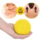 Массажный мяч с шипами 4Fizjo SPIKE+, 10 см, желтый