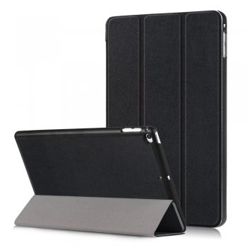 Apple iPad mini 4 (2015), Mini 2019 Trifold Stand PU Leather Cover Case, Black | Planšetes Vāciņš Maciņš Apvalks...