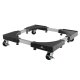 Maclean MC-118 B Universal Mobile Base for Home Appliances, 500-700mm, 200kg, Black