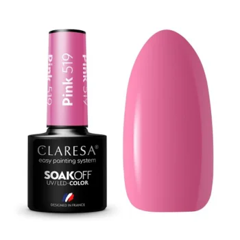 Claresa hibrīda nagu laka Pink 519, 5 g