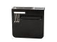 Wall-Mounted Knife Stand and Kitchen Organizer, Black