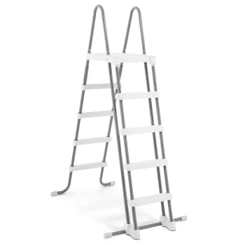 Baseina kāpnes 132 cm ar neslīdošiem pakāpieniem Intex 28077