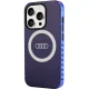 Чехол Audi IML Big Logo MagSafe для iPhone 15 Pro, синий