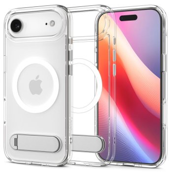 Spigen Ultra Hybrid S Mag Magsafe Case for iPhone 17 / 17 Air, Clear / White