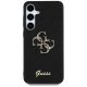 Чехол Guess Fixed Glitter Big 4G Metal Logo для Samsung Galaxy S25+ черный