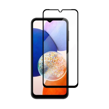 5D Защитное Стекло для Samsung Galaxy A15 ( SM-A156, SM-A155 ), Черное Закруглённое...