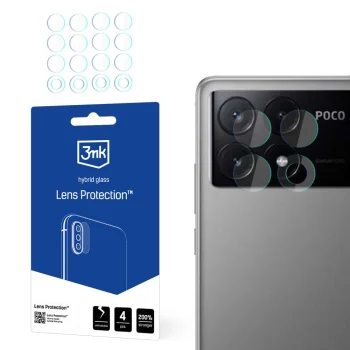 Гибридное защитное стекло для камеры 3mk Lens Protection Xiaomi Poco X6 Pro 5G