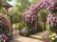 Garden Pergola Flower Support for Climbing Plants Roses Arch