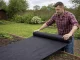 Thick Weed Control Fabric 50g 1x30m Black