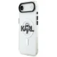 Karl Lagerfeld IML Karl Sketch Logo MagSafe vāciņš iPhone 17 Air, caurspīdīgs