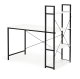 ModernHome computer desk with shelves, office table, white