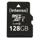 microSDXC atmiņas karte Intenso 128 GB UHS-I Class 10 ar SD adapteri