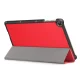 Huawei MatePad T 10s (AGS3-L09, AGS3-W09) Leather Tri-fold Stylish Tablet Cover Case, Red | Vāks Apvalks Pārvalks...