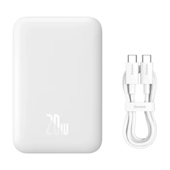 Baseus Magnetic Mini Air PPCXM06A 6000мАч 20Вт внешний аккумулятор с кабелем Simple...