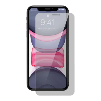 Apple iPhone X / Xs / 10 / 11 Pro 5.8" Baseus 0.3mm Tempered Glass Anti-Spy, 2 pcs. | Защитное Стекло...
