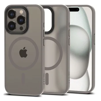 Apple iPhone 15 Pro Max 6.7'' Tech-Protect MagMat MagSafe Case Cover, Titanium Matte | Чехол Обложка...