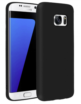 Samsung Galaxy S7 (G930F) TPU Soft Silicon Cover Case, Black | Telefona Maciņš Vāciņš Bampers