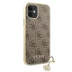 Apple iPhone 11 6.1\'\' Guess 4G Charms Collection Case Cover (GUHCN61GF4GBR), Brown | Чехол Кейс Бампер...