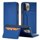 Magnet Card Case for iPhone 14 Pro Max Wallet Flip Cover, Blue