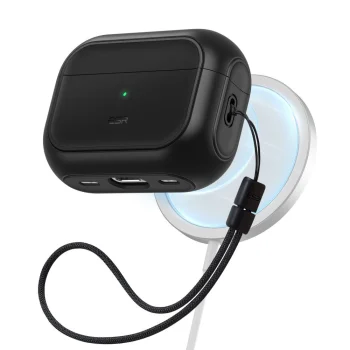 ESR Apple AirPods Pro 1 / 2 maciņš Orbit HaloLock MagSafe, melns