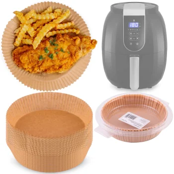 Baking Paper Liners for Air Fryer Berdsen BD-650, 16 cm, 20 Sheets