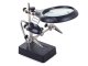 Helping Hand Magnifier with 5 LED Light and Soldering Iron Holder 2.5X 90mm