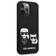 Karl Lagerfeld Silicone Karl & Choupette Case for iPhone 13 Pro / 13 Black