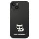Karl Lagerfeld Silicone Choupette Body Case for iPhone 14 Plus, Black