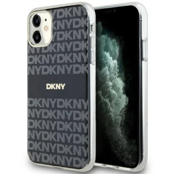 DKNY iPhone 11 / XR Case IML Mono & Stripe MagSafe, Black