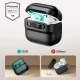 ESR Pulse HaloLock MagSafe austiņu maciņš AirPods 4, melns