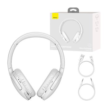 Беспроводные наушники Baseus Encok D02 Pro, белые