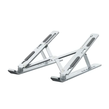 Salokāms regulējams klēpjdatora statīvs Wozinsky WDCX-X8S 10-16", sudraba