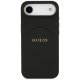 Guess Grained Ring MagSafe Phone Case Cover iPhone 17 Air - black