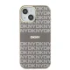 Чехол DKNY для iPhone 15 / 14 / 13 IML Mono & Stripe MagSafe, бежевый