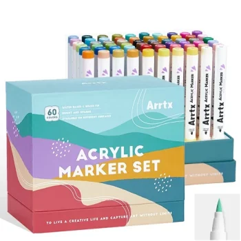 Akrila marķieri ARRTX 60C, 60 krāsas