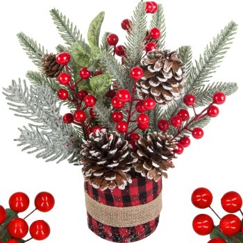 Christmas Centerpiece Decoration for Table and Desk