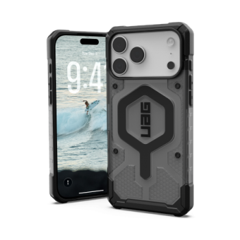 Чехол UAG Pathfinder Clear MagSafe для iPhone 17 Pro Max – серый/чёрный
