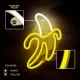 Forever Light FLNE10 LED Neons Banāns, Balts/Dzeltens