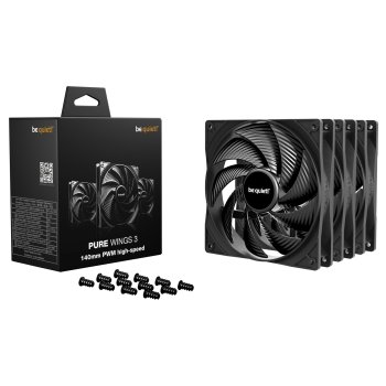 Вентиляторы для корпуса be quiet! Pure Wings 3 140mm PWM HS, 3 шт.