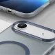 Magnetic Abrasive iPhone 17 Air vāciņš ar MagSafe atbalstu, matēts zils