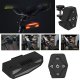 Wireless Bike Tail Light with Turn Signals and Remote Control