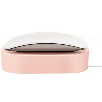 Uniq Nova rozā dokstacija Magic Mouse pelēm