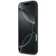 Mercedes Leather Laurel Leaves Stripes MagSafe vāciņš iPhone 17 Pro Max Zils