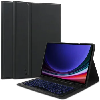 Чехол с клавиатурой Tech-Protect SC Pen для Galaxy Tab S9 FE 10.9" черный